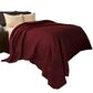 Timberlake Full/Queen Bed Quilt in Burgundy, , large