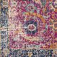 Surya Harput HAP-1013 6"7" x 9" Oval Garnet, Blue and Teal Area Rug, , large