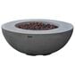 Elementi Fire Lunar Round Natural Gas Bowl Fire Table in Gray, , large