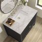 James Martin Vanities Myrrin 36" Vanity in Carbon Oak with 3 cm Victorian Silver Quartz Top, , large