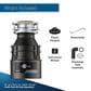 InSinkerator Badger 1 Garbage Disposal 1/3 HP with Cord in Waterborne Gray Enamel, , large