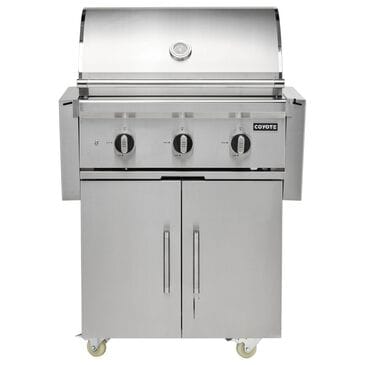 Coyote Outdoor Grill Cart for 30" C or SL-Series Grill in Stainless Steel, , large