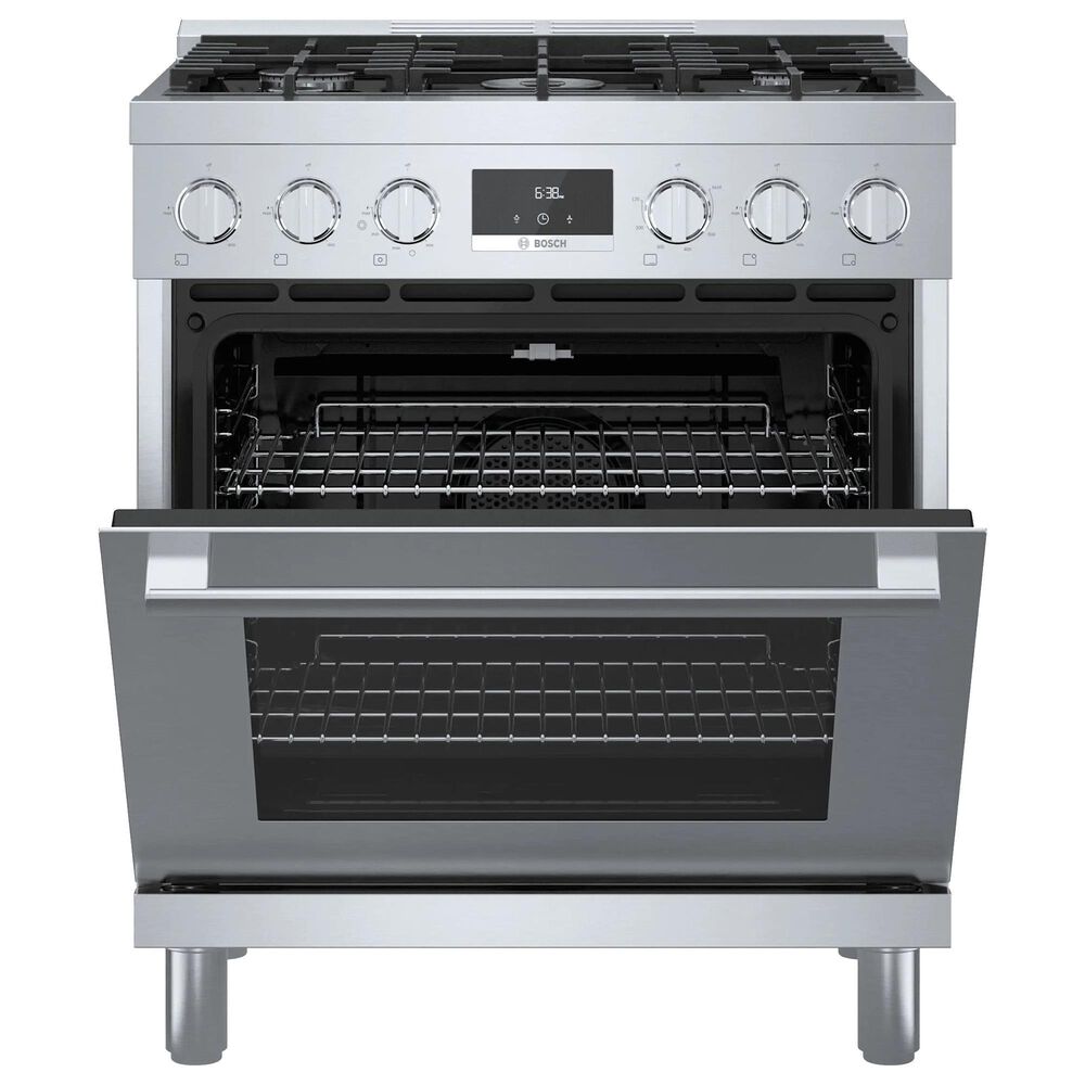 Bosch 800 Series 30&quot; Gas Freestanding Range in Stainless Steel, , large