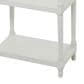 Maple and Jade 4-Shelf Storage Shelving Unit in White and Brown, , large