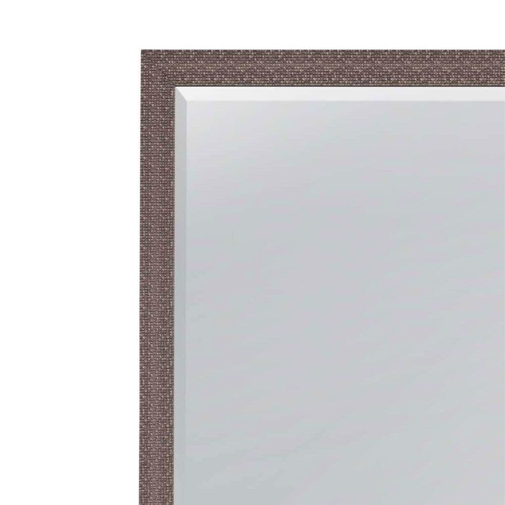 Bassett Mirror Company Juniper Floor Mirror in Silver, , large