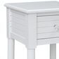 Linon Home Decor Seaboard End Table in White, , large