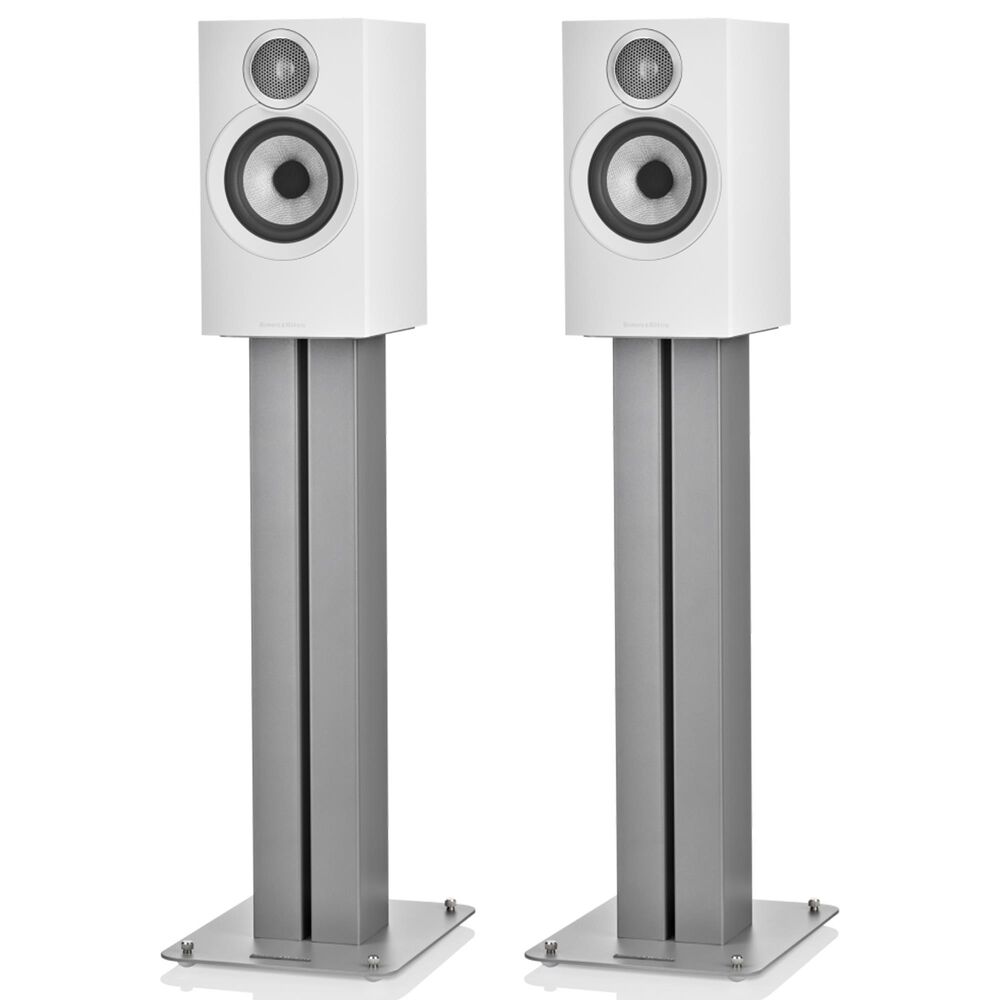 Bowers &amp; Wilkins 600 Series 607 S3 2-Way Stand-mount Loudspeaker Pair in White, , large