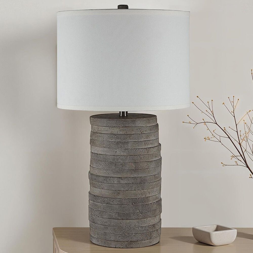Renwil Whalen Table Lamp in Warm Charcoal Grey, , large
