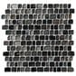 Dal-Tile Jewel Tide Sea Glass Shimmer 0.75" Random Glass Mosaic Sheet, , large