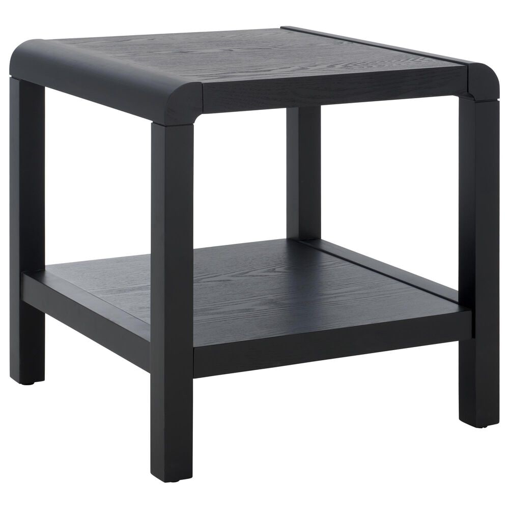 Safavieh Omara 1-Shelf Side Table in Black, , large