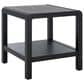 Safavieh Omara 1-Shelf Side Table in Black, , large