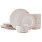 Lifetime Brands Rising Up 12-Piece Dinnerware Set in Blush, , large