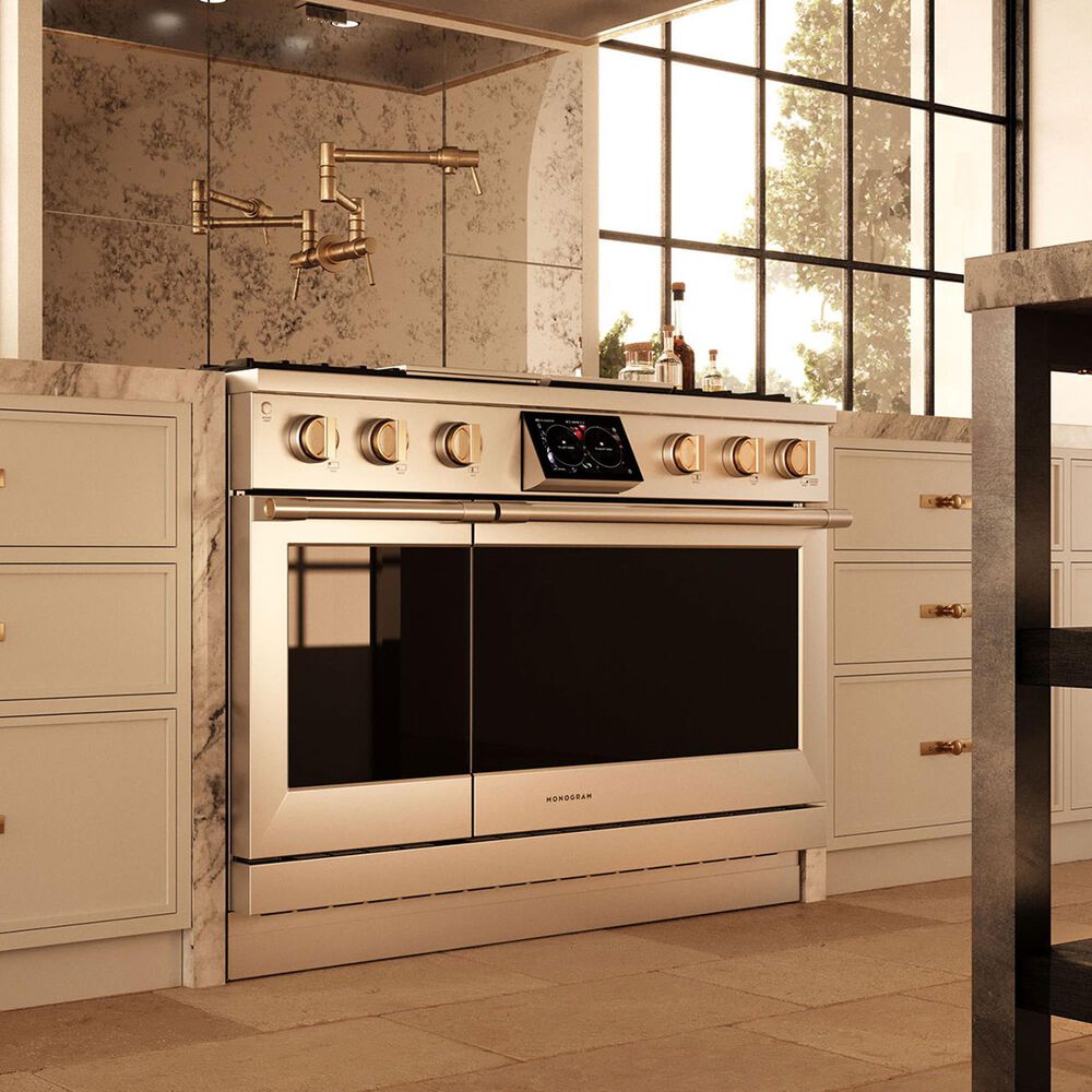 Monogram 48&quot; Dual-Fuel Professional Range with 4 Burners, Grill and Griddle in Stainless Steel, , large