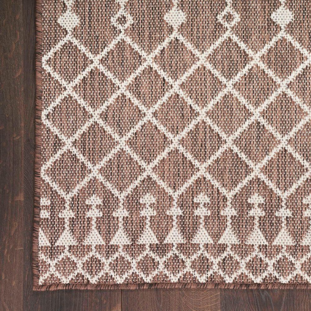Nourison Positano Southwestern Natural 8&#39; x 10&#39; Indoor/Outdoor Area Rug, , large