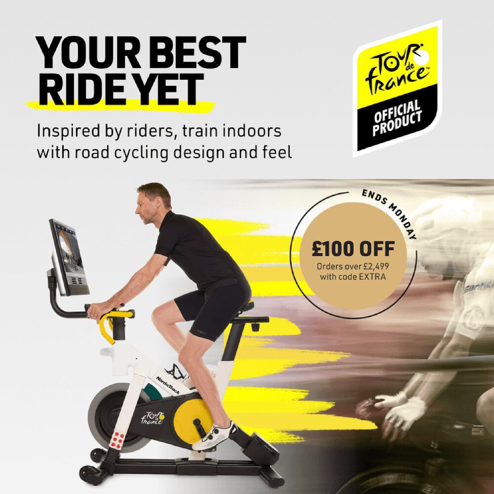 NordicTrack Tour de France Exercise Bike in Black, , large