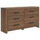 Ashley Broachmyn Twin Bed with Dresser, Chest, and Nightstand in Warm Auburn, , large