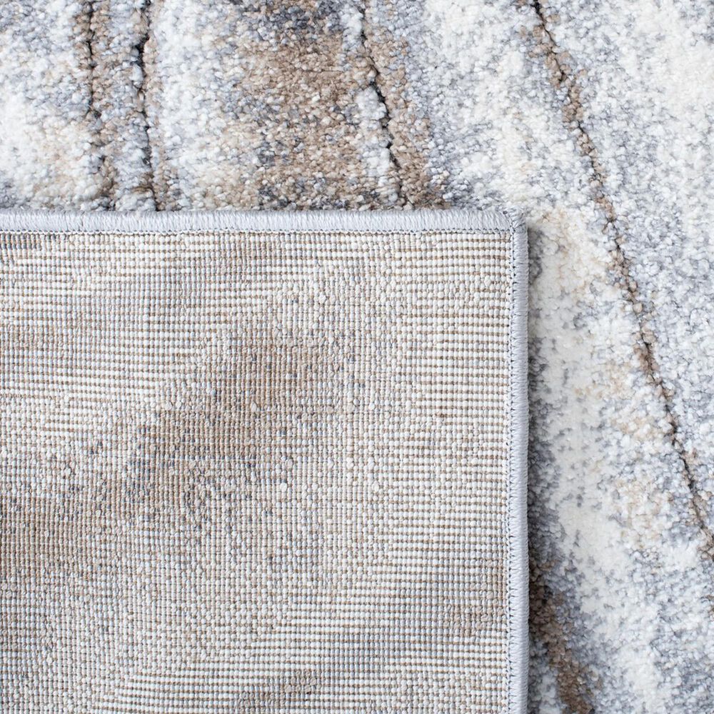 Safavieh Cyrus Shag 2&#39;2&quot; x 9&#39; Beige and Grey Runner, , large