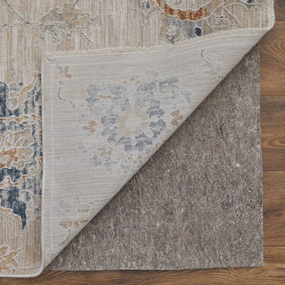 Feizy Pasha 39M9F 5&#39; x 7&#39;6&quot; Beige and Blue Area Rug, , large