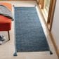 Safavieh Montauk 2"3" x 6" Blue and Black Runner, , large