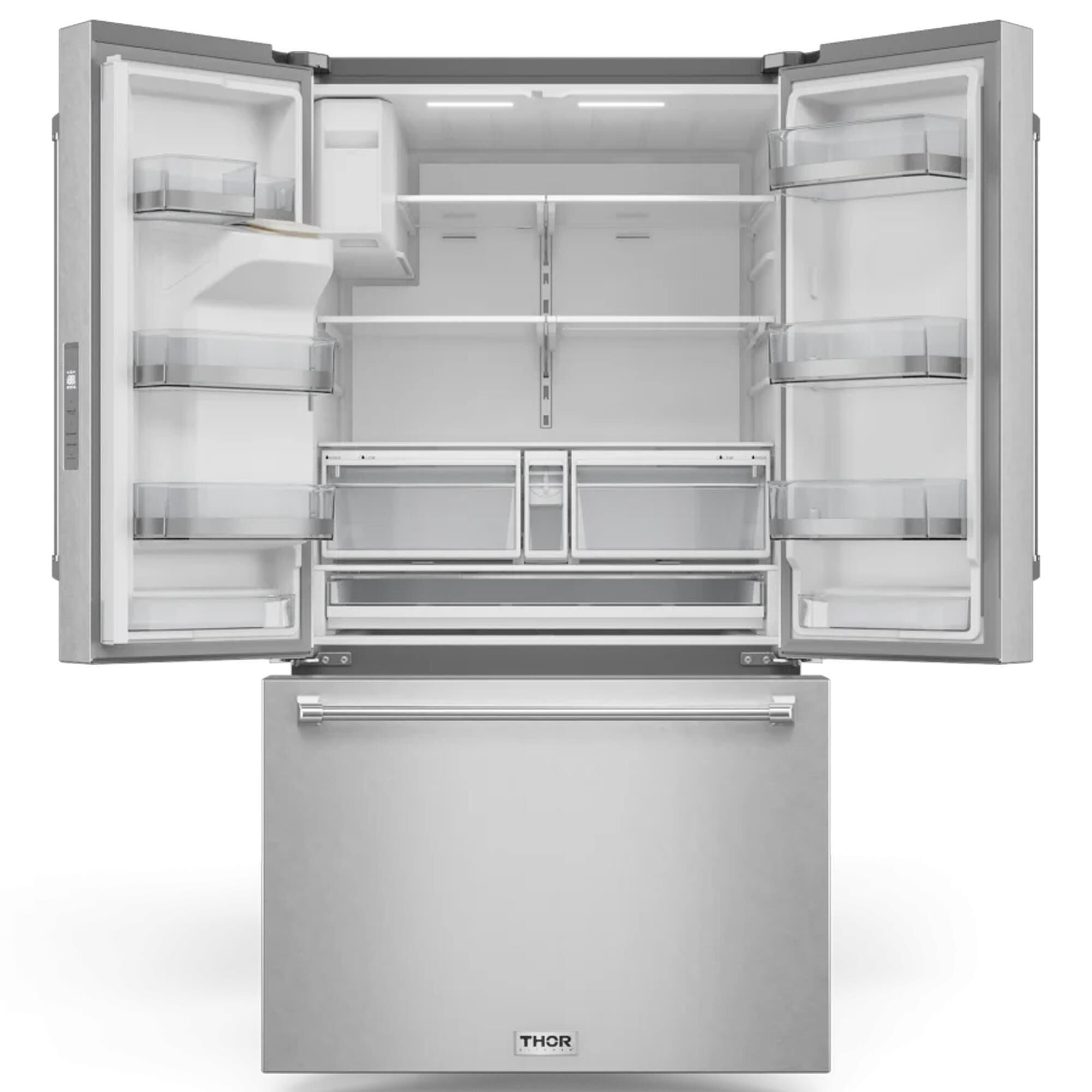 Thor Kitchen 28.9 Cu. Ft. Freestanding French Door Refrigerator in