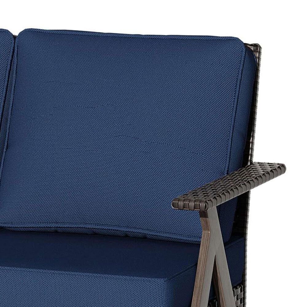 Sunwell Garden 3-Piece Patio Chat Set in Navy, , large