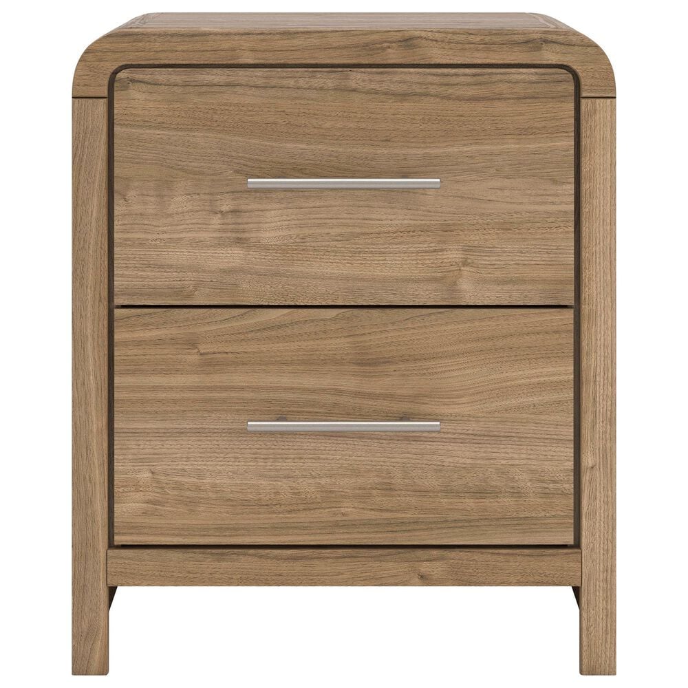 Ashley Gramburg 2 Drawer Nightstand in Warm Brown, , large