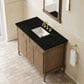 James Martin Kinnsden 48" Single Bathroom Vanity in Weathered Oak with 3 cm Phantome Eclos Top and Rectangular Sink, , large