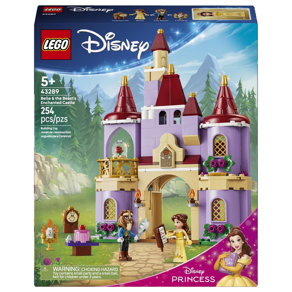 LEGO Disney Belle and the Beast's Enchanted Castle Building Set, , large