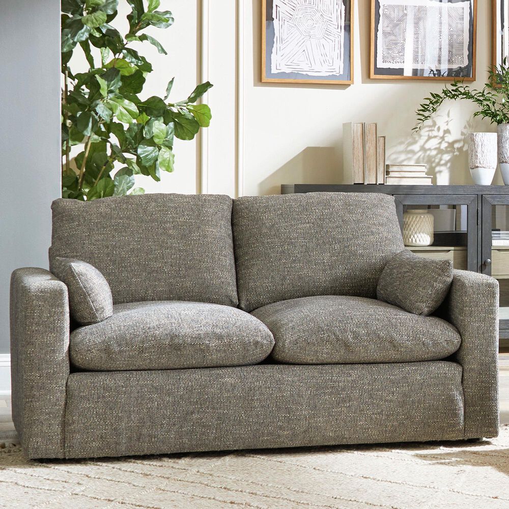 Ashley Dramatic Stationary Loveseat in Granite, , large