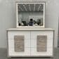 Mayberry Hill San Matteo 6-Drawer Dresser and Mirror in White and Ash Grey, , large