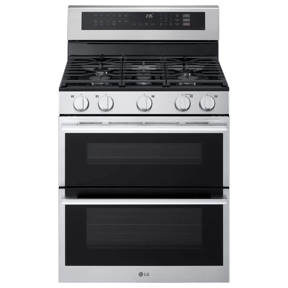 LG 6.9 Cu. Ft. Smart Gas Double Oven Freestanding Range in Stainless Steel, , large