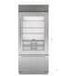 Sub Zero Subzero 36" Classic Over-and-Under Refrigerator/Freezer with Glass Door CL3650UG/S/P/R, , large