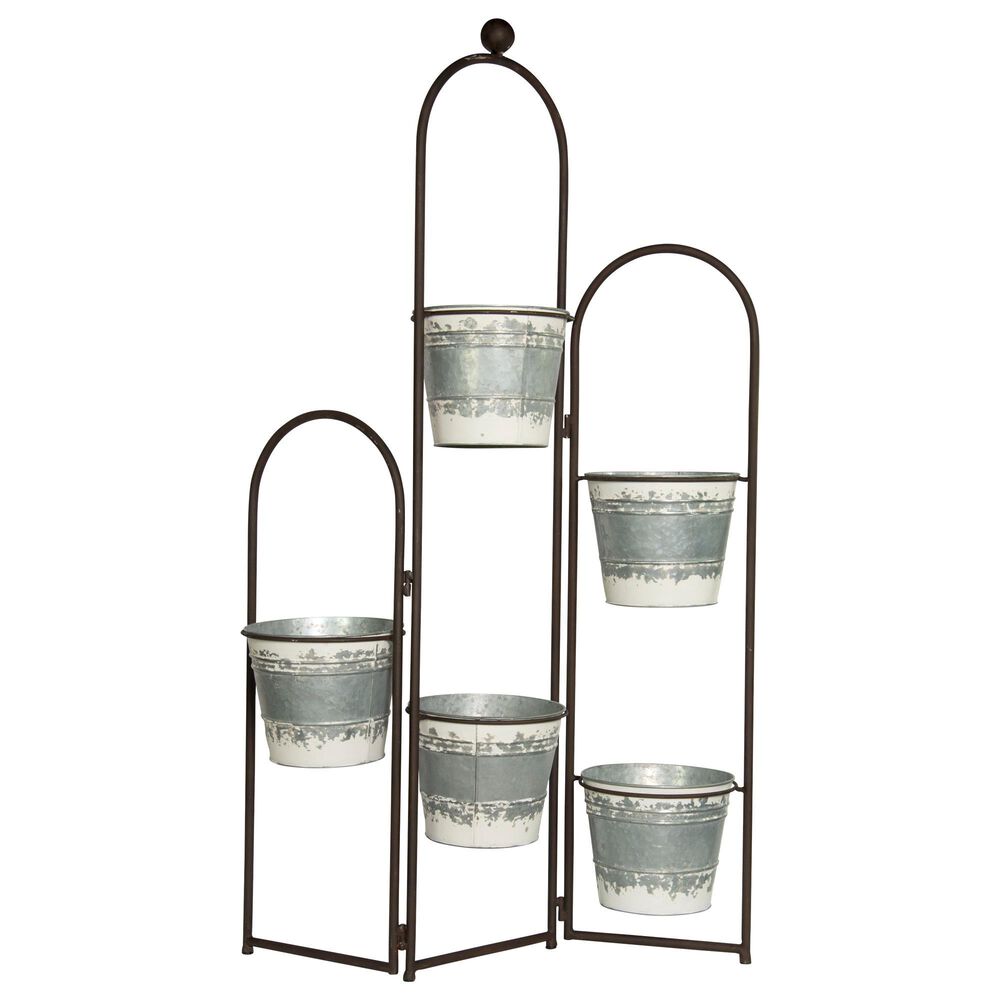 VIP Home and Garden American Mercantile Metal Planter, , large