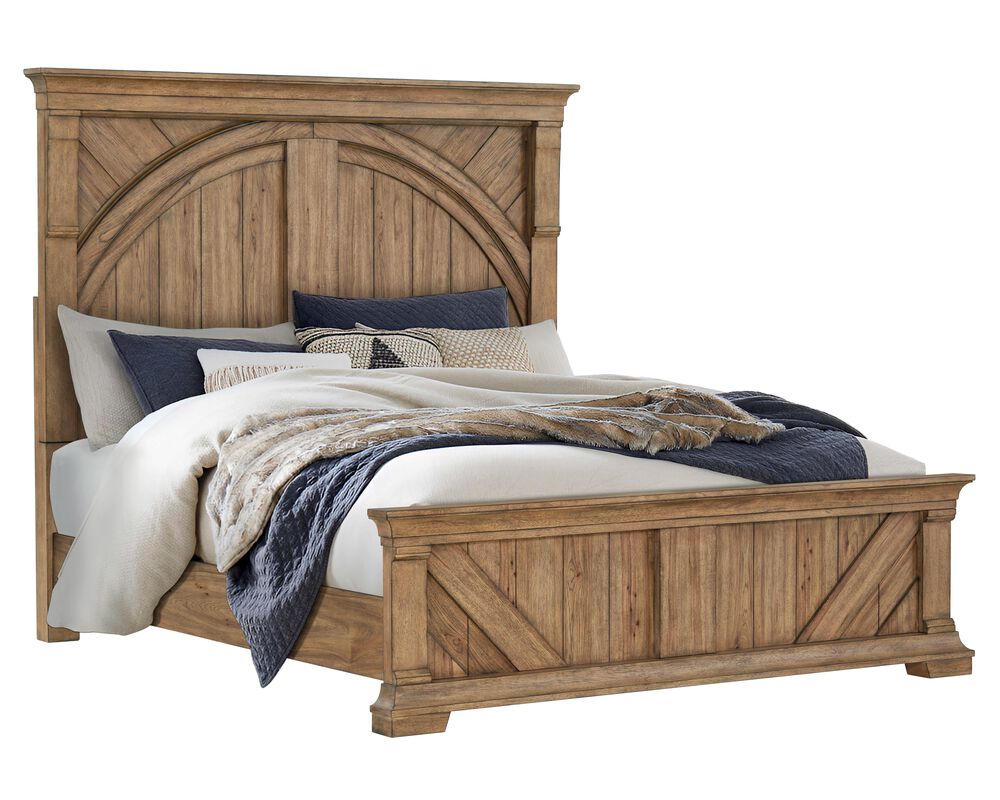 Karavan Casual Dining 
5-Piece Queen Bedroom in Knotty Hickory, , large