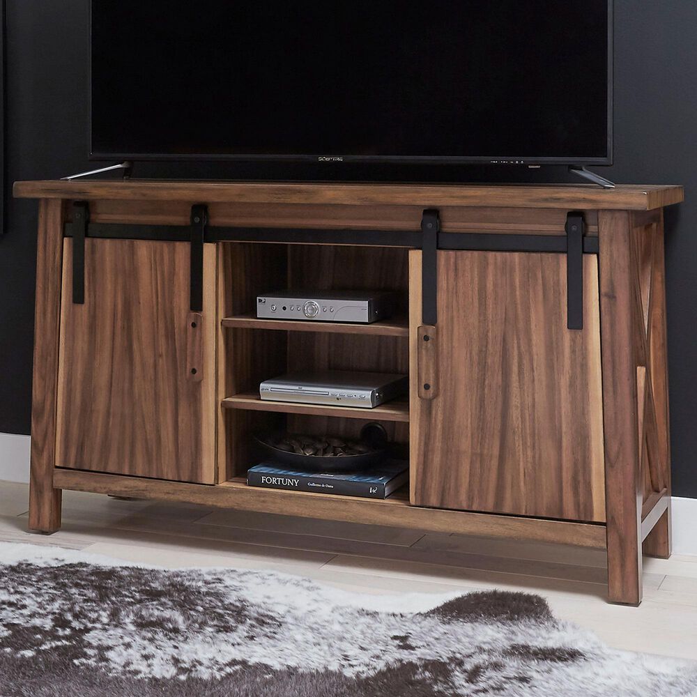 Homestyles Forest Retreat 56" Entertainment Center in Natural, , large