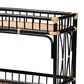 Baxton Studio Dalinda 2-Tier Kitchen Cart in Black and Natural Brown, , large