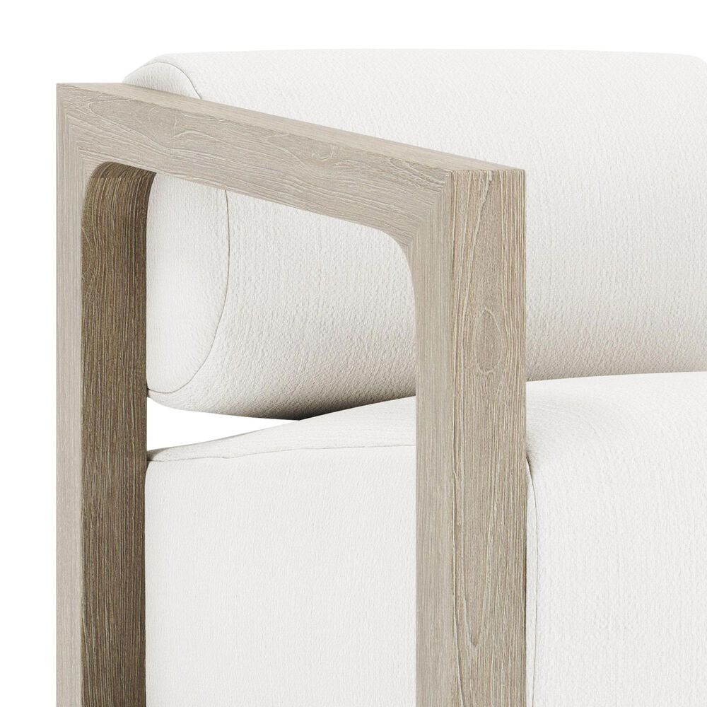 Bernhardt Leilani Outdoor Swivel Chair in White/Cream, , large