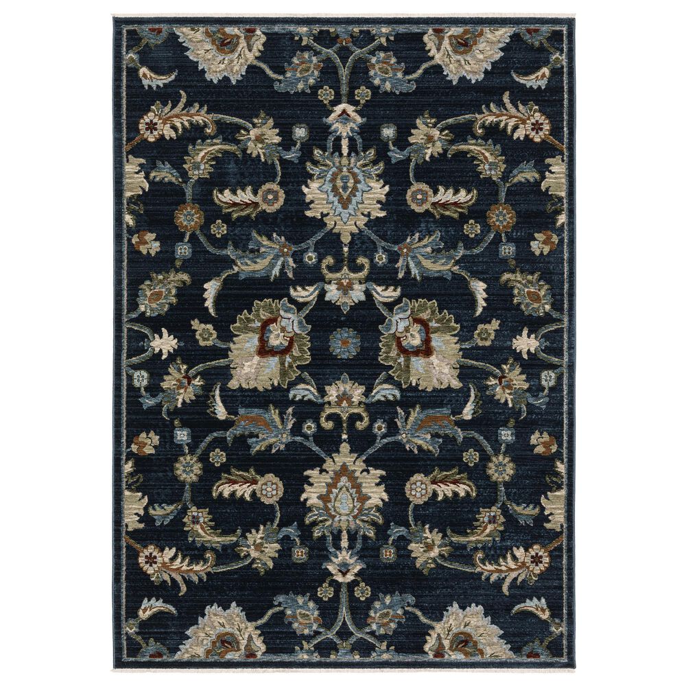 Oriental Weavers Capella Blue and Multicolor 3&#39;3&quot; x 5&#39; Area Rug, , large