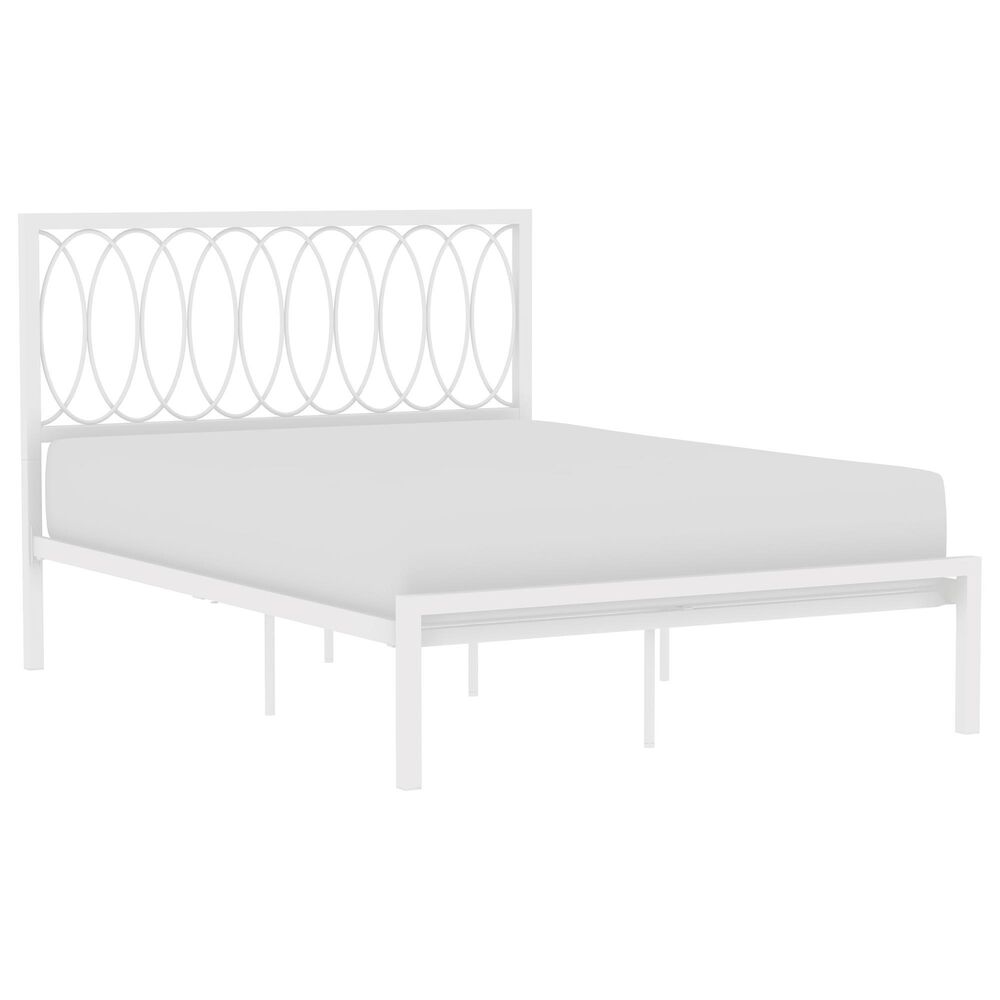 Richlands Furniture Naomi Full Platform Bed in White, , large