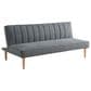 Lifestyle Solutions Salem Convertible Sofa in Gray, , large