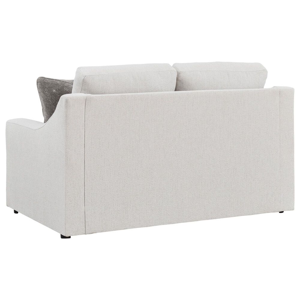 Ashley Maitelynn Stationary Loveseat in Chalk, , large