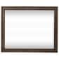 Belle Furnishings Americana Farmhouse Landscape Mirror in Dusty Taupe, , large