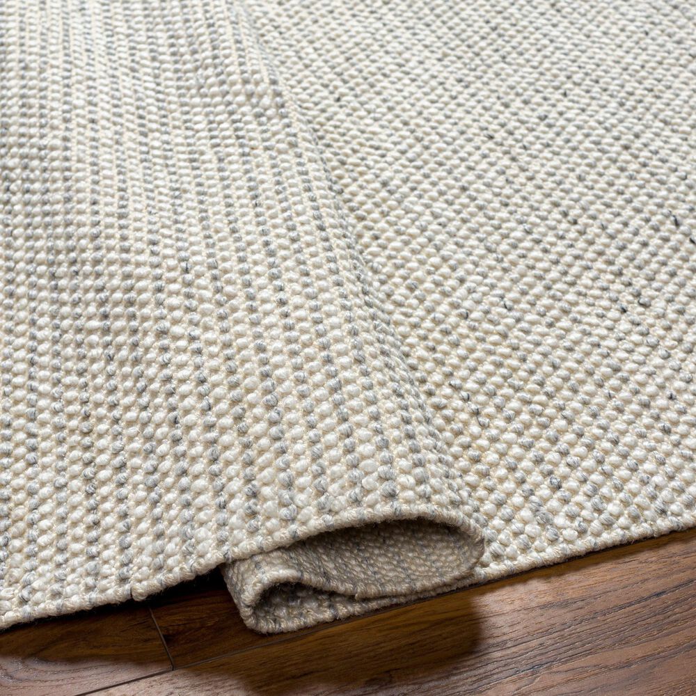 Surya Reika REK-2300 2&#39; x 3&#39; Off-White, Light Slate, Black Area Rug, , large