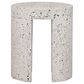 Moe"s Home Collection Lyon Patio Stool in White, , large