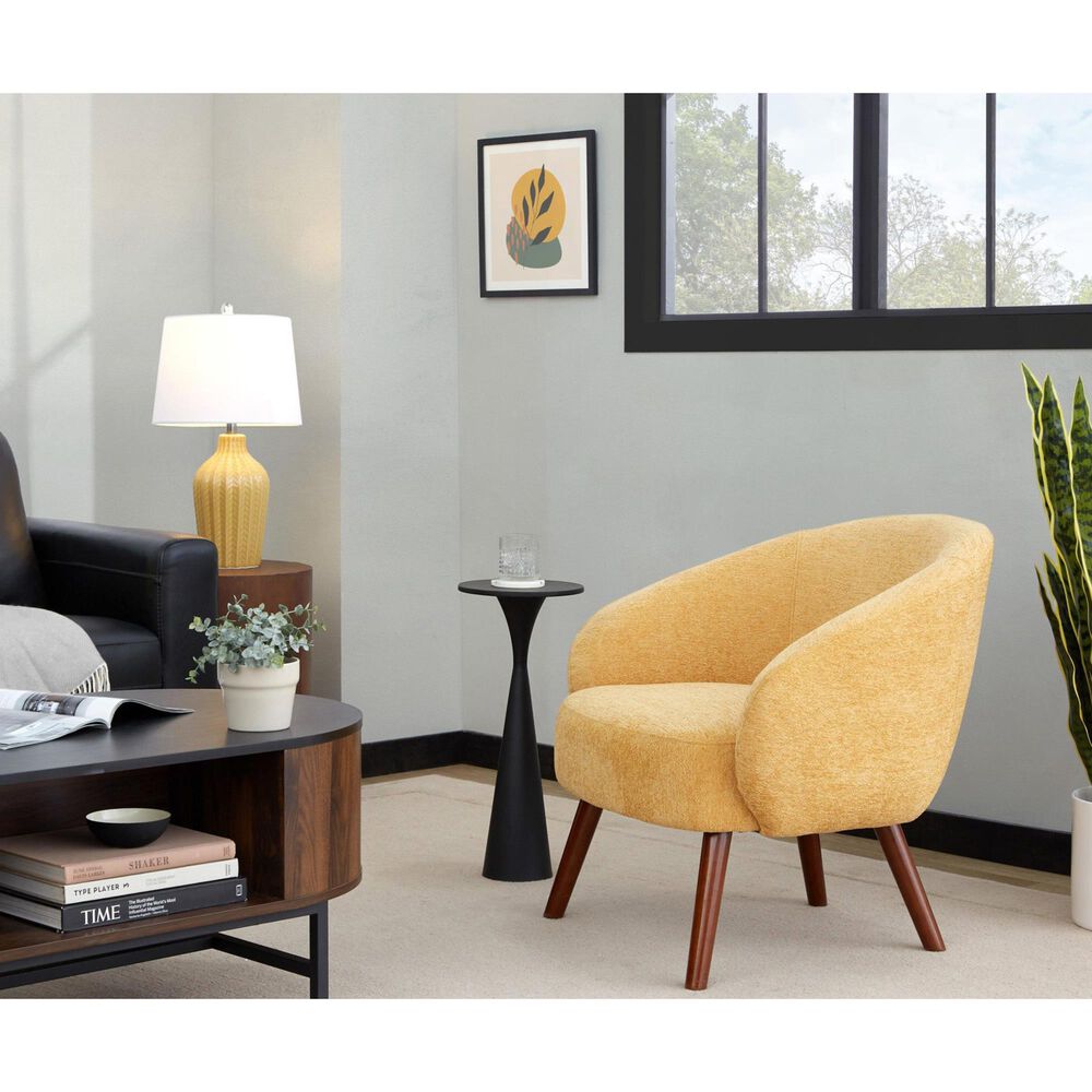 Lumisource Ashland Lounge Chair in Yellow, , large