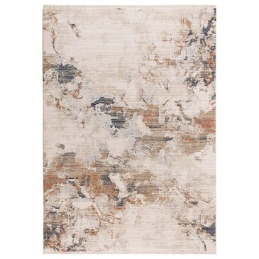 RIZZY Iconic ICO762 3"11" x 5"6" Neutral, Red and Blue Area Rug, , large