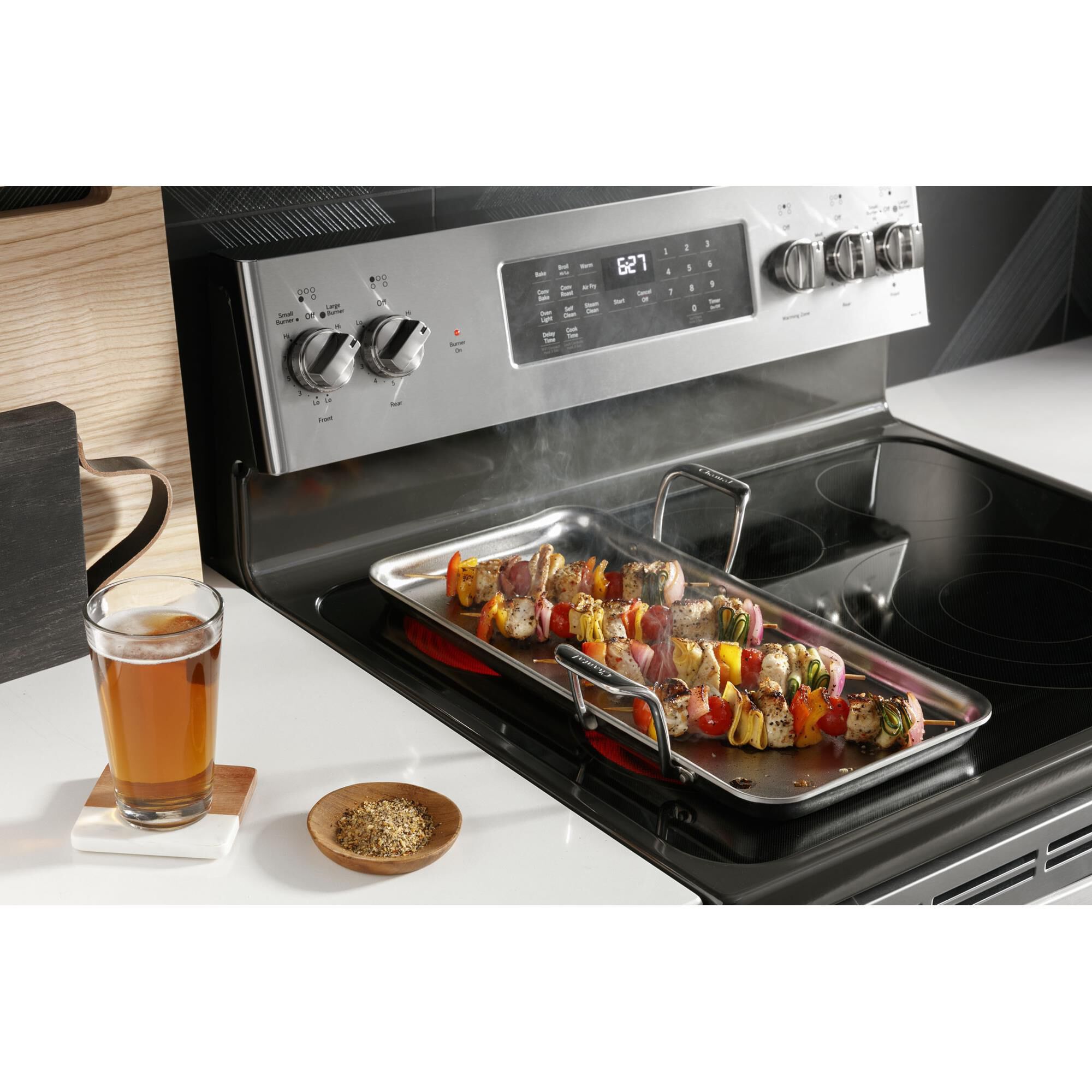 27 free standing electric range