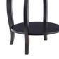 Linon Home Decor Rainbow Side Table in Black, , large