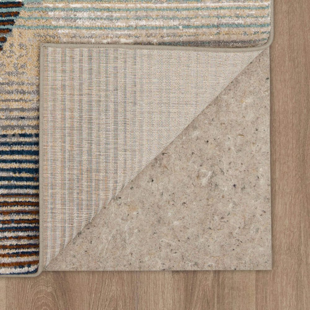 Karastan Epiphany Precarious Stria 2&#39;4&quot; x 7&#39;10&quot; Frost Grey Runner, , large
