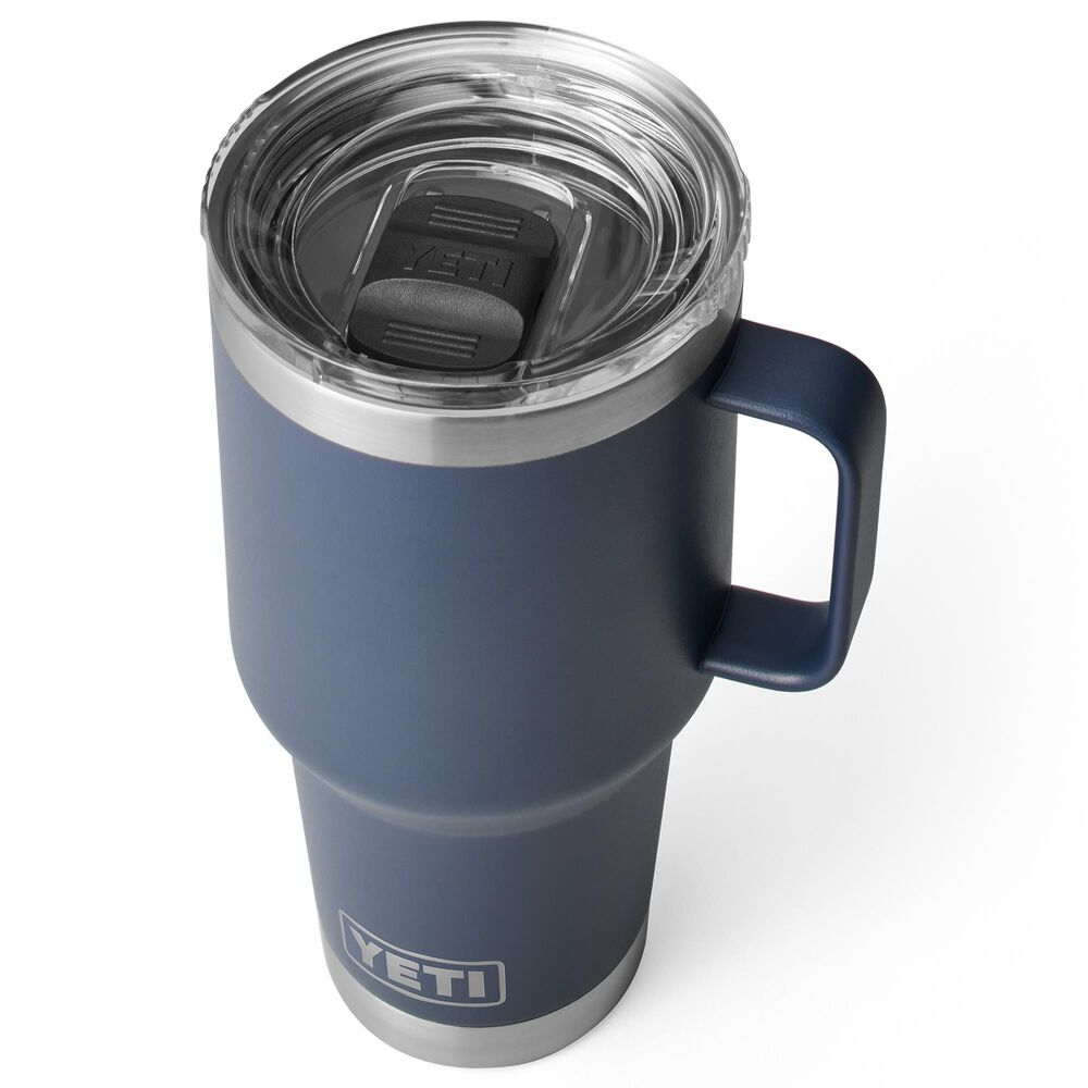 YETI Rambler 30 Oz Travel Mug with StrongHold Lid in Navy, , large